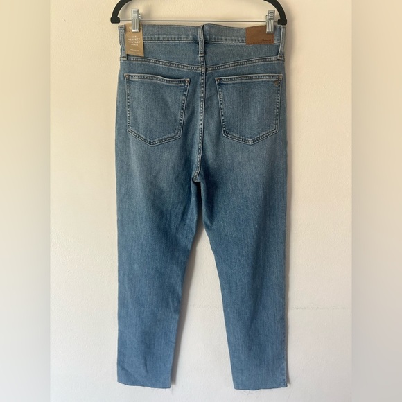 Madewell The Perfect Vintage Jean High-Rise Raw Hem Magic Pockets Size 29 NWT - Picture 6 of 10